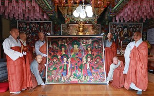 함양 벽송사 여래회도, 도난 20년 만에 제자리로 돌아왔다