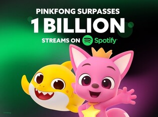 Pinkfong's songs top 1 bln streams on Spotify