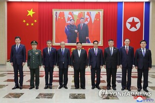N.K. leader meets with Chinese delegation after armistice anniv.