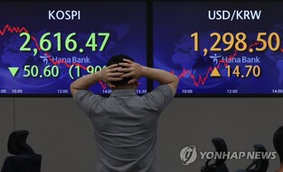 (LEAD) Seoul shares snap 4-day winning streak on concerns over U.S. economy