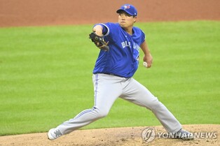 토론토, 5인 선발 로테이션으로 변경…어깨 무거워진 류현진