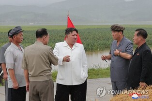 N. Korea's Kim slams officials as 'irresponsible' over typhoon damage