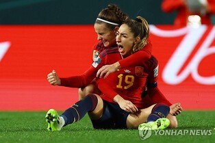 [여자월드컵] 스페인, 스웨덴 2-1 꺾고 결승 선착…막판 '10분의 스릴러'