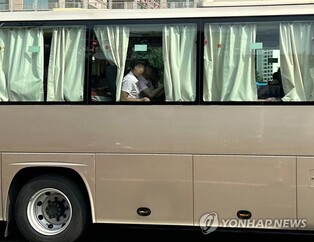 N. Korean athletes, believed to be attending taekwondo event in Kazakhstan, arrive in Beijing