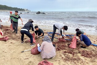 동해시, 태풍 쓰레기 제거 국토대청결운동 벌여