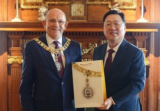 이장우 대전시장, 에딘버러시에 교류 강화 제안