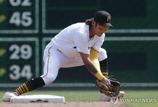 MLB 배지환, 4타수 무안타 침묵…9경기 연속 안타 행진 좌절