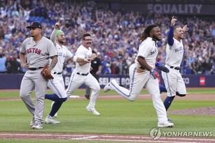 MLB 토론토, 보스턴전 연장 13회 끝내기 승리…18일 류현진 등판