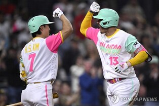 김하성, 5경기 만의 복귀전서 1안타…샌디에이고 8연승