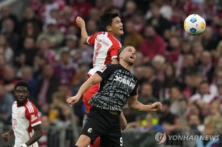 김민재 수비수 최고평점…뮌헨, 프라이부르크에 3-0 대승