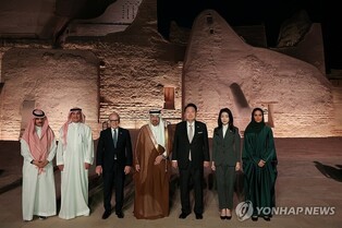 사우디, 디리야 찾은 尹대통령에 "한국기업의 개발 적극참여" 요청