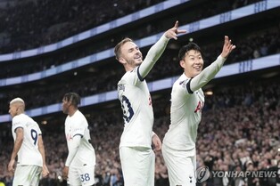 손흥민, 풀럼 상대로 1골·1도움…2-0 이긴 토트넘 선두 복귀(종합)
