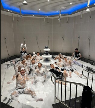 완도 해양치유센터 체험객들…"힐링 그 자체"