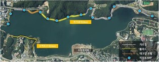 용인시, 기흥저수지 순환 10㎞ 산책로 조성 완료
