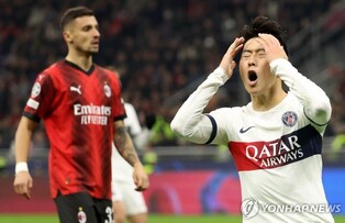 '골대 불운' 이강인, AC밀란전 6∼7점대 무난한 평점