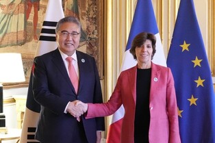 FM Park discusses N.K threats, Ukraine with France's top diplomat