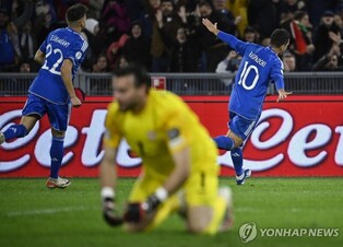 이탈리아, 북마케도니아에 5-2 대승…유로 본선행 '성큼'