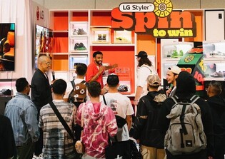 LG전자, 美 '컴플렉스콘 2023'서 신발관리 솔루션 선보여