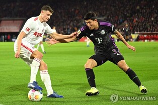 '김민재 또 풀타임' 뮌헨, 쾰른 꺾고 선두 도약…케인 18호골