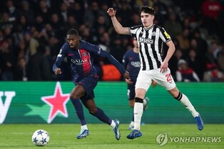 UCL 16강 아득해진 뉴캐슬의 울분…"이게 어떻게 페널티킥이야!"