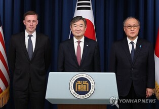 (LEAD) S. Korea, U.S., Japan vow to strengthen cooperation against N.K. threat