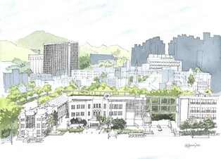 펜으로 그린 '오월'…광주서 5·18사적지 어반스케치 전시