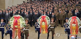 N. Korean leader Kim marks 12th anniversary of father's death