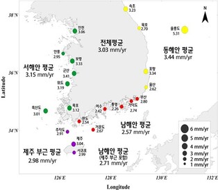S. Korea's sea level rises more than 10 cm over 34 years