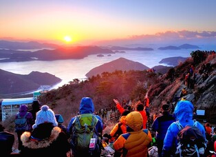 '미륵산 정상서 일출 감상' 통영케이블카 1월 1일 조기 운행