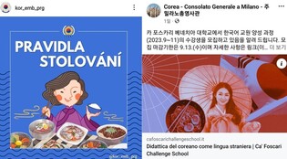 중국 옷·일장기 연상 그림…한국 재외공관 SNS서 오해 초래