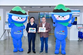 팝페라 가수 폴 포츠, 여수 방문…섬박람회 성공 기원