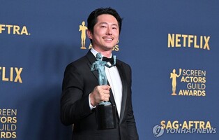 스티븐 연, 美배우조합상 남우주연상…TV부문 주요 4개상 석권(종합)