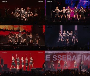 르세라핌, 미국 '코첼라'서 열띤 무대…"우리 꿈 이뤄진 밤"