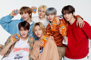 환타 새 모델에 보이그룹 '라이즈'