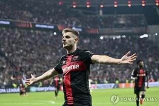 레버쿠젠, 유로파리그 결승 진출…추가시간 골로 49경기 무패