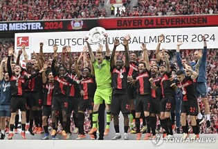 '28승 6무' 레버쿠젠, 분데스리가 첫 무패 우승 위업…뮌헨 3위