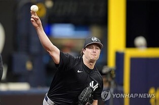 팔꿈치 재활 중인 양키스 에이스 게릿 콜, 6월 복귀 희망