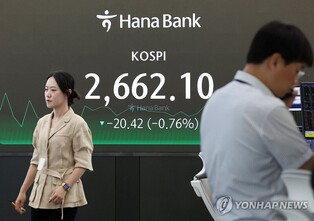 (LEAD) Seoul shares end lower on profit taking