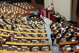 (LEAD) New Nat'l Assembly speaker elected; 1st plenary meeting held without ruling party