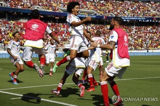 베네수엘라, 코파아메리카서 '1명 퇴장' 에콰도르에 2-1 역전승