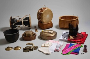 제주 김윤수 큰 심방 무구자료 민속자연사박물관에 기증