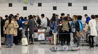 강원도, 중국 전세기 단체 관광객 1천300명 유치