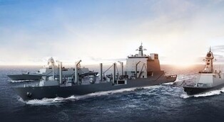 Hanwha Ocean picked as preferred bidder for S. Korean Navy's logistics support ship