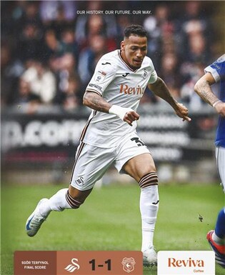 스완지, 카디프와 1-1 무승부…엄지성 개막 3경기 연속 선발