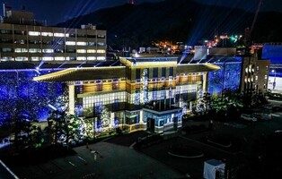 충북도청사 외벽 미디어파사드 전시…30일 개막