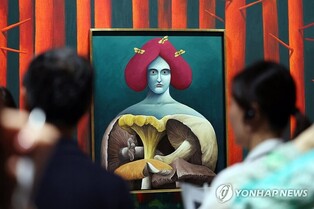 니콜라스 파티의 파스텔화에 녹아든 리움의 고미술품(종합)