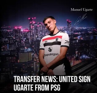 '이강인 입단 동기' 우가르테, 맨유로 이적 '몸값 887억원'