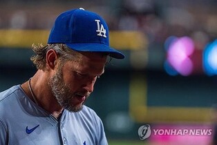 '부상 병동' 커쇼, 이번엔 엄지발가락…37일 만에 다시 IL행