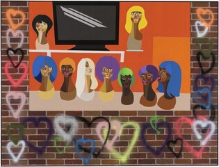 세계 최대 화랑 거고지언, 한국 첫 전시…데릭 애덤스 회화 소개