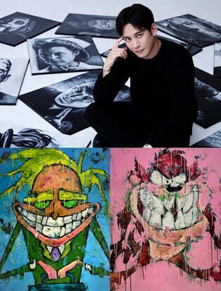 배우 겸 화가 박기웅, 키아프 서울에 그림 전시